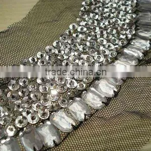Newest Women Beaded Necking Collar /trims, Back Neck Design thumbnail-1
