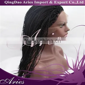 Micro Braided Lace Front Wigs for Black Women thumbnail-3