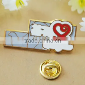Custom Round Enamel Embossed Metal Badge thumbnail-1