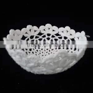 Crocheted Lacy Treasure Box, Thread Crochet Storage Bowls thumbnail-4