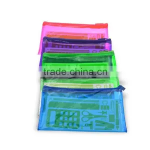 Hot Selling Clear PVC Pencil Packing Bag With Zipper thumbnail-3