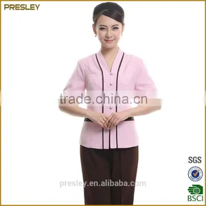 Comfortable Wear Resistant Restautant Women Cleaning Uniform for Hotel thumbnail-4