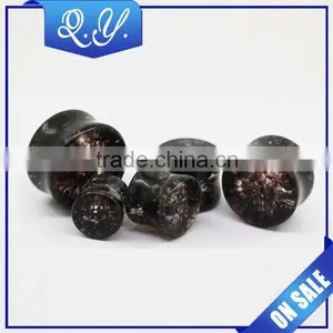 2015 Costume Jewelry Set Wholesale Body Jewelry Quartz Tunnel Piercing Ear Expanders and Ear Plugs thumbnail-1