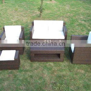 Wicker Corner Sofa thumbnail-1