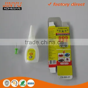 Jinyu Factory Price Wholesale Strong Adhesive High Viscosity Quick Dry Plastic Bottle 5g Super Glue 505 thumbnail-2