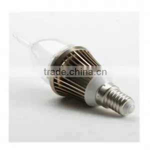 LED Candle Bulb 300LM High Power Cool White E14 3W LED Candle Bulb Light thumbnail-2