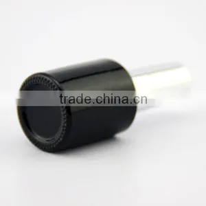 15ml Black uv Gel Nail Polish Bottle With Cap and Brush thumbnail-1