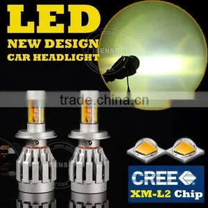 Drive and Fan Built-in Headlight All in One Design LED Yellow Light H4 thumbnail-1