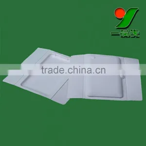 Customzied Biodegradable Pulp Molded Bleached Bagasse Pulp Packaging Tray for Phone/Pad thumbnail-4