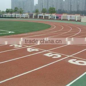 All Weather Athletic Running Track/ Prefabricated Rubber Running Track Surface thumbnail-6