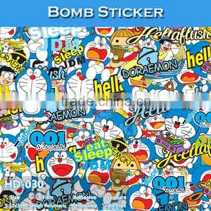 HD-029 CARLIKE Air Free Vivid Car Wrapping Printable Vinyl Bomb Stickers thumbnail-2