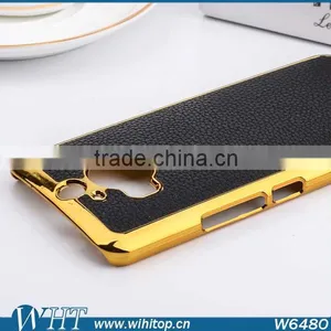 Wholesale China Supplier Case for HTC M9 Plus, for HTC M9 Plus Case Slim Leather Chrome Cover thumbnail-4