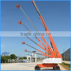 China Manufacturer Wholesale CE Approved Self-propelled Hydraulic Mobile Lift Platform/aerial Boom Lift thumbnail-3