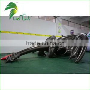 Hongyi Hot Selling Giant Inflatable Black Toothless Dragon / Inflatable Dragon Toy For Sale thumbnail-3