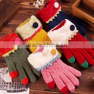 Best Seller Colourful Design Touch Screen Gloves For Christmas thumbnail-1