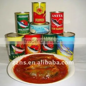 Canned Sardine Fish in Tomato Sauce With Chili 155g 425g thumbnail-1