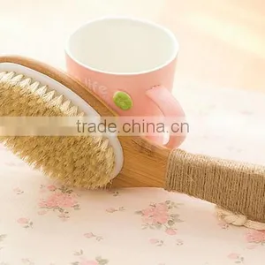 Wholesale Good Quality Wooden Nail Bath Back Scrubber Body Brushes thumbnail-4