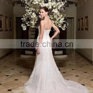 Latest Style High Quality Puff Sleeve Wedding Dress thumbnail-3