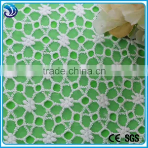 Fancy Floral Organza Polyester Embroidery Lace Fabric for Wedding Dress thumbnail-2