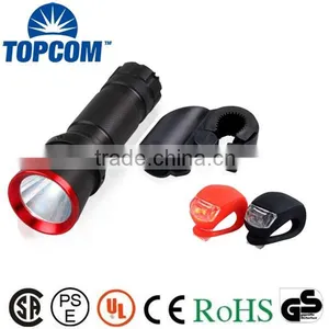 Professional Mountain Flashlight Anodic Oxidation Aluminum Mountain Bike Light thumbnail-1