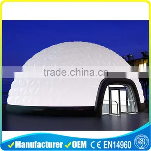 OEM Durable PVC Outdoor White Giant Permanent Dome Tent Shell Tent For Big Event / Party thumbnail-2