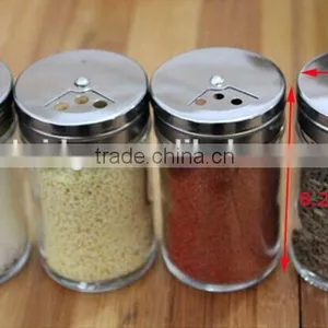 Home Use Clear Seasoning Power Glass Bottles, Spice Shaker thumbnail-4