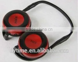 Newest Foldine Sport Mp3 Headphones Player,Wireless TF Q8 Mp3 Headphones thumbnail-1