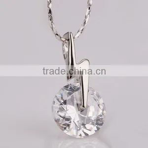 18K Zircon Flashing Necklace thumbnail-1