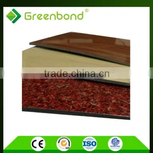 Greenbond Silver Coated Plate Anti Graffiti Coating Aluminum Composite Sheet thumbnail-1