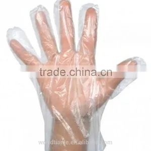 Clear PE Disposable Plastic Gloves for Household and Restaurant,disposable PE Glove thumbnail-1