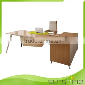 Melamine Manufacturer Luxury Executive Wooden Office Models Of Office Desk ZS-M2410 thumbnail-2