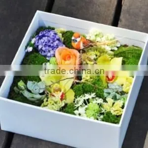 Custom Size and Color Romatic Cheaper Square Flower Box thumbnail-2