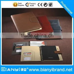 Custom 6 Ring PU Faux Leather Notebook/custom Notebook/ring Binder a5 Notebook thumbnail-1