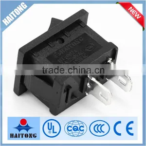 6A 250V 2pin 2way Black Rocker Switch With High Quality,China Supplier thumbnail-1