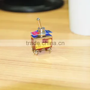 15A 250V Electronics Switch R-1221 4p on off Toggle Switch With Cover thumbnail-1