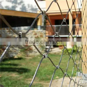 Stainless Steel Woven Wire Rope Mesh for Animal Enclosure thumbnail-4