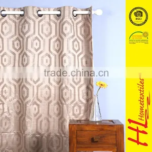 NBHS Welcome OEM Colorful Printed Window Balcony Curtain thumbnail-1