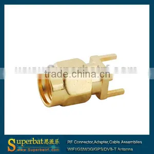 SMA Female ST Connector for Pcb Thru Hole Plug Vertical PCB Mount RP SMA thumbnail-1