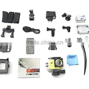 HOT Full hd 1080p 30waterproof Helmet Recorder "wrist Remote" Sj4000 Remote Wifi Beatter Than Xiaomi yi thumbnail-5