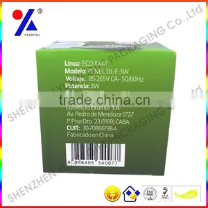 2015 NEW STYLE LAMP PACKAGING BOX / CORRUGATED PAPER OR CARTON PAPER AND GREEN COLOR BOX / WHOLESALE SHENZHEN GIFT PACKAGING BOX thumbnail-5