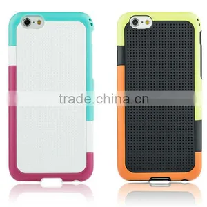 Brand New Contrast Color TPU Case Cover for Iphone6 Dual Color Hybrid Hard Cover Case for Iphone6 Plus thumbnail-5