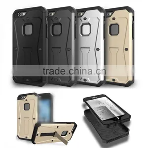 3 in 1 Armor Phone Case for Iphone 6s 6 Plus With Kickstand and Strong Shockproof Function thumbnail-1
