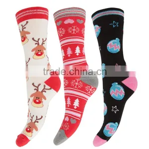All Kinds of Wholesale Customized Pattern Christmas Socks thumbnail-1