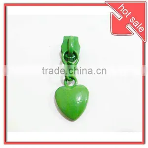 Metal Heart Shape Charm Zipper Pullerand Zpper Slider thumbnail-1