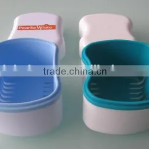 Denture Bath Retainer Orthodontic Mouth Guard Dental Storage Container thumbnail-6