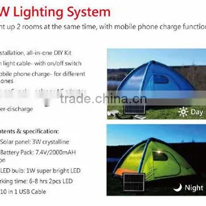 Portable Solar Panel/Small Solar Lighting Kits 10W 20W thumbnail-4
