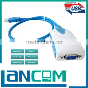 LC High Quality USB3.0 to VGA Display Adapter, Usb Cable, HD 2048*1152 thumbnail-1