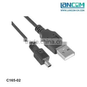 Im , 2m, Mfi Certified Black Usb a Male to Min B 4 Pin D Type for Phone ,camera thumbnail-1