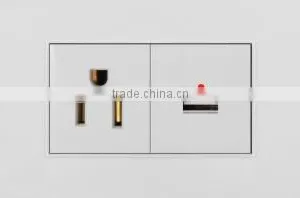 Modern American Design Wall Electrical 15A Socket With USB Charger Socket thumbnail-1