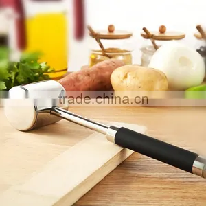 High Quality Colorful Stainless Steel Beef Steak Tenderizer Meat Hammer as Seen on tv thumbnail-2